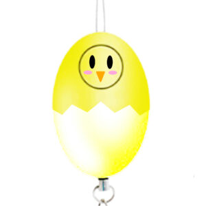 alarme portative en forme de poussin jaune, article