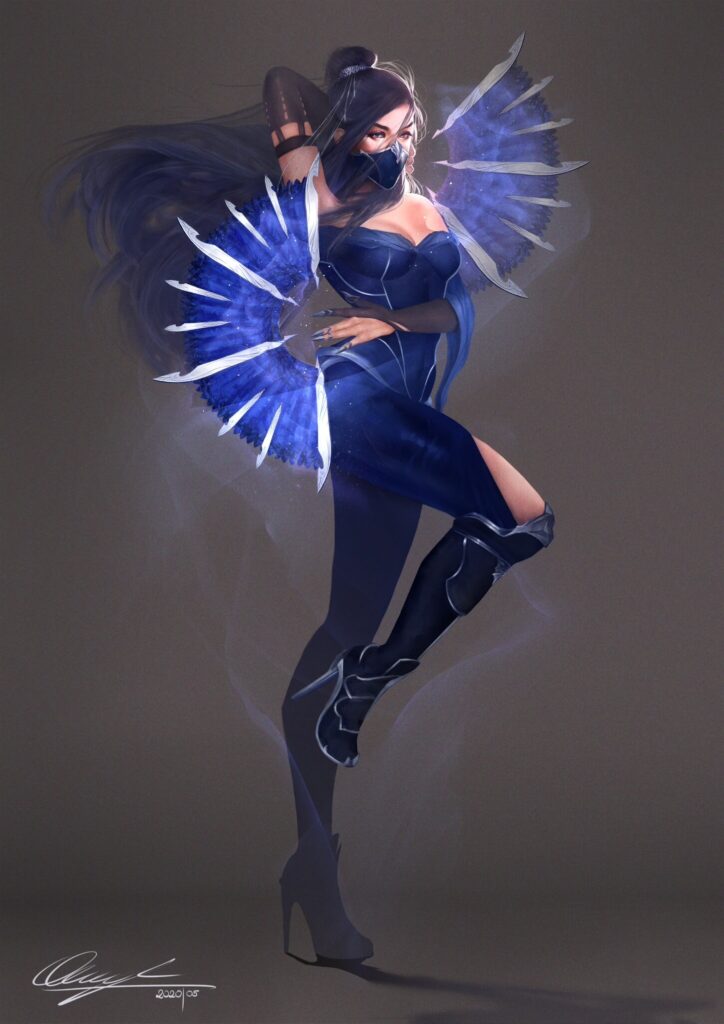Kitana, Mortal Kombat, jeu vidéo