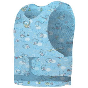 gilet par balle bleu avec motifs kawaii, article